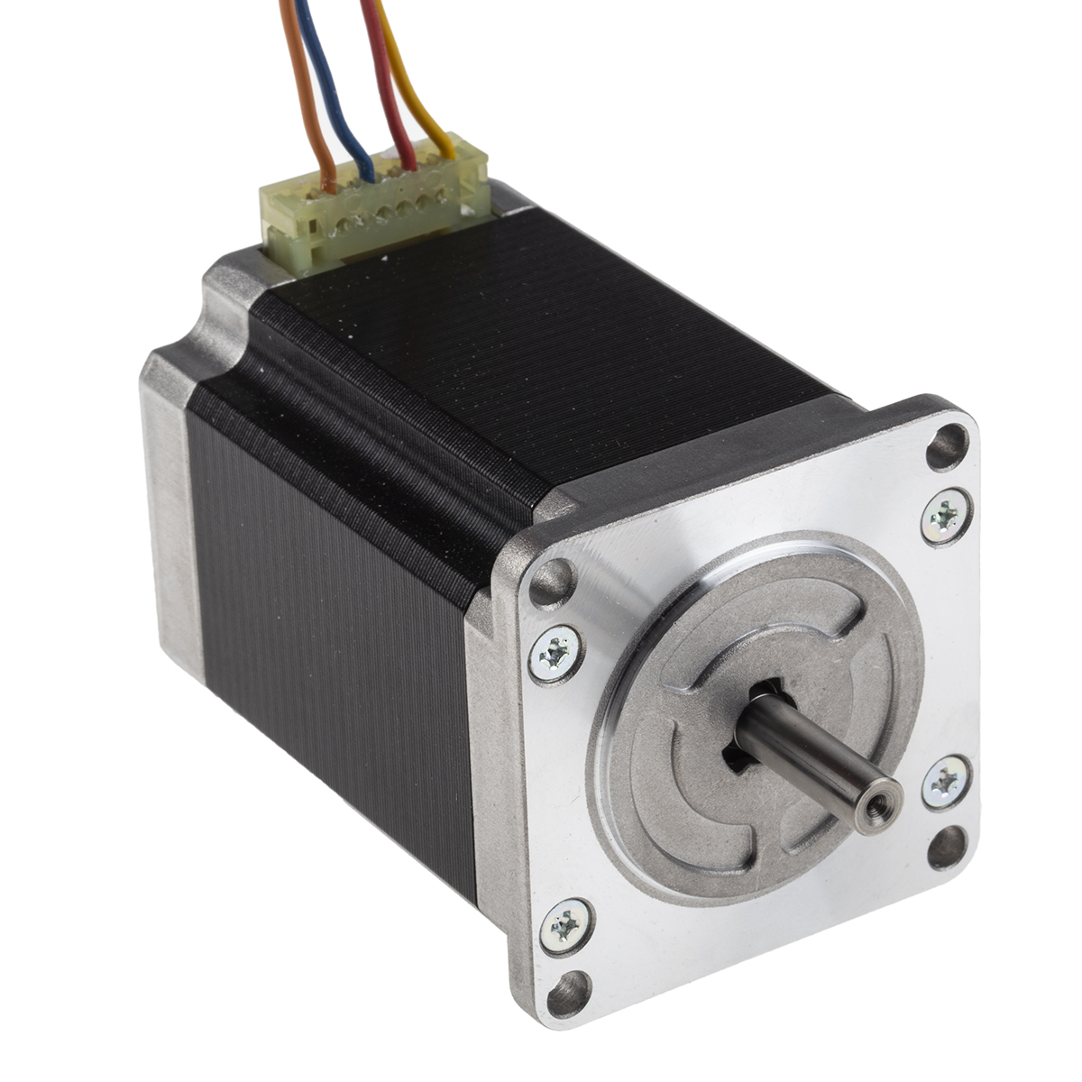Sanyo Denki 103H7 Series Hybrid, Single Shaft Stepper Motor, 1.65Nm Torque, 24 V, 1.8°, 56 x 56mm Frame, 6.35mm Shaft