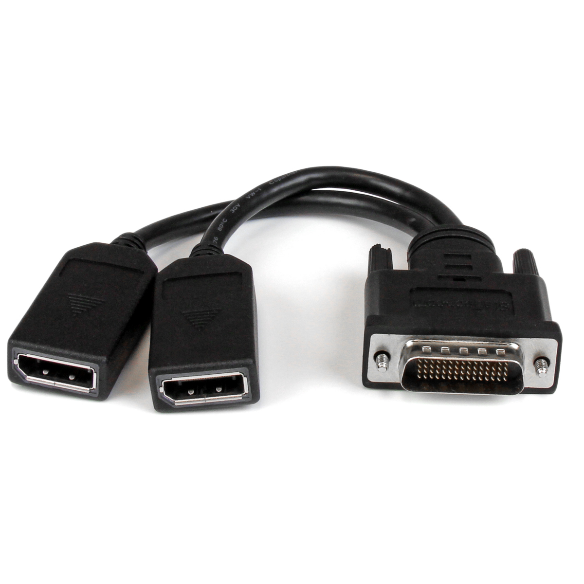 StarTech.com 2 port DMS-59 to DisplayPort Adapter Cable, 200mm Length - 3840 x 2160 Maximum Resolution