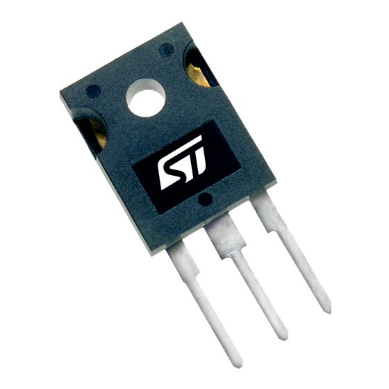 STMicroelectronics MDmesh Type N-Channel MOSFET, 20 A, 600 V Enhancement, 3-Pin TO-247