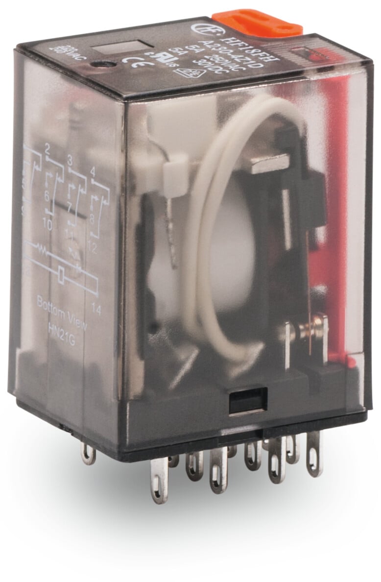 WAGO Plug-In Mount Relay, 230V ac Coil, 5A Switching Current, 4PDT