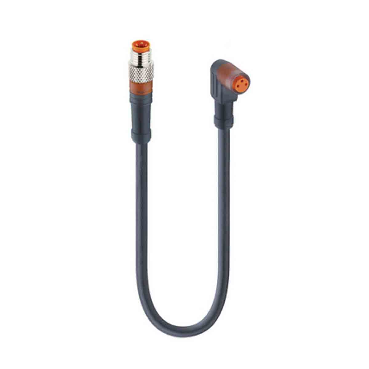Lumberg Automation Male 3 way M8 to Female 3 way M8 Sensor Actuator Cable, 5.5 m