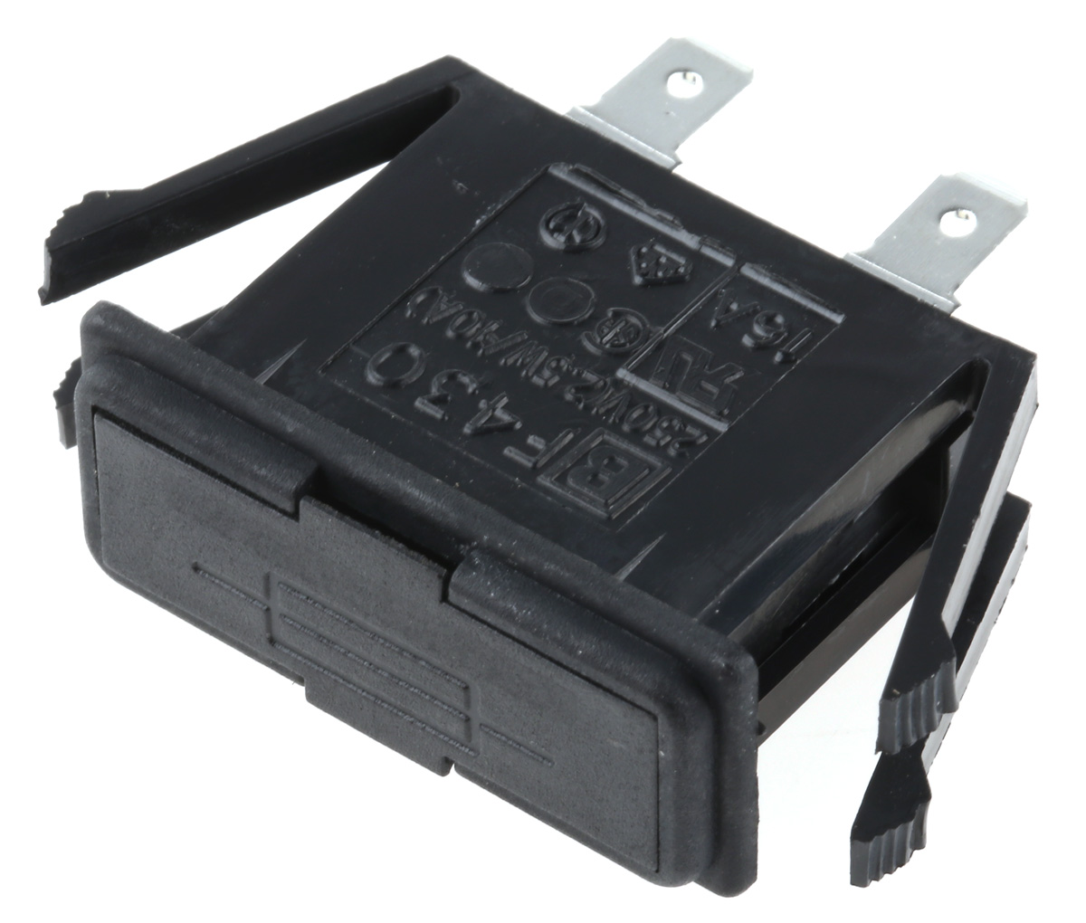 Bulgin 10A Panel Mount Fuse Holder for 5 x 20mm Fuse, 1P, 250V ac