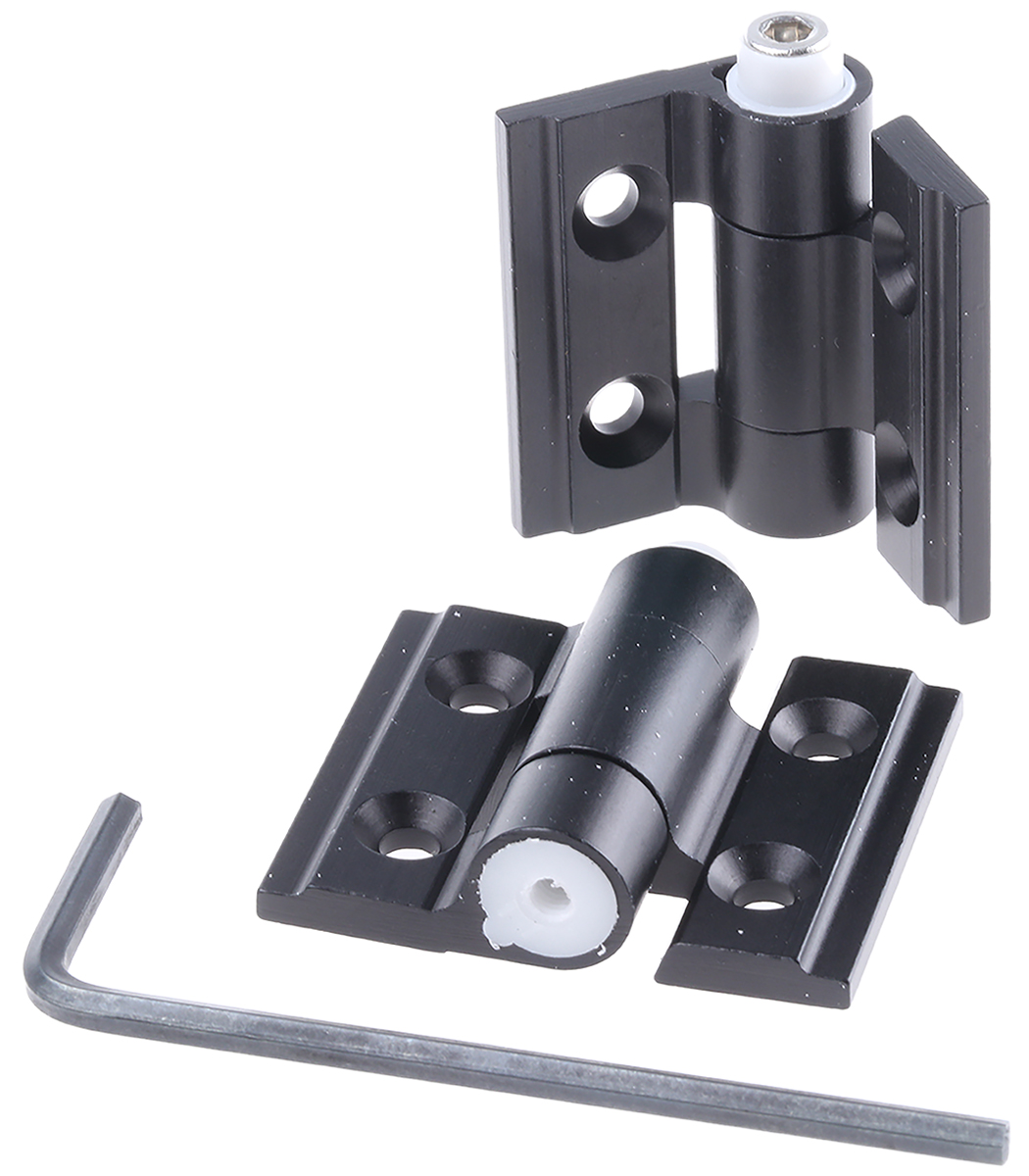 Pinet Aluminium Friction Hinge, Screw Fixing, 30mm x 35mm x 3mm