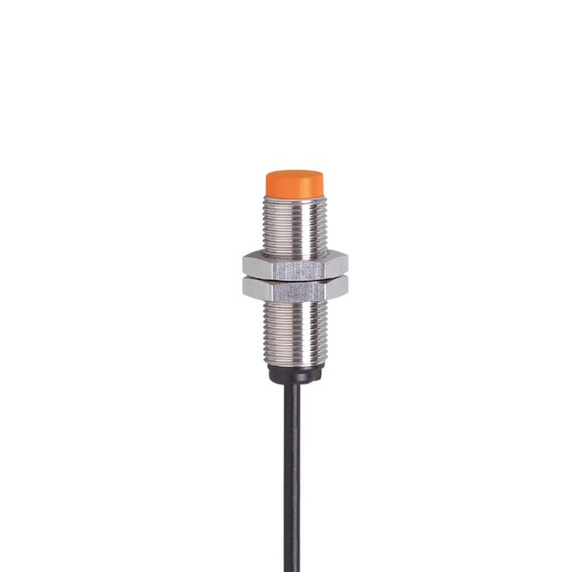 ifm electronic Inductive Threaded Barrel Proximity Sensor, M12, 4 mm Detection, PNP NO, 18 → 32 V dc
