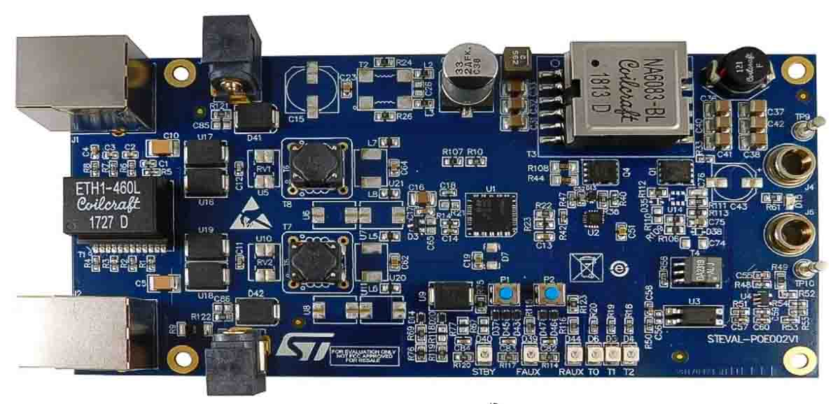 STMicroelectronics Evaluation Board Power Management for PM8805 for Powered Device