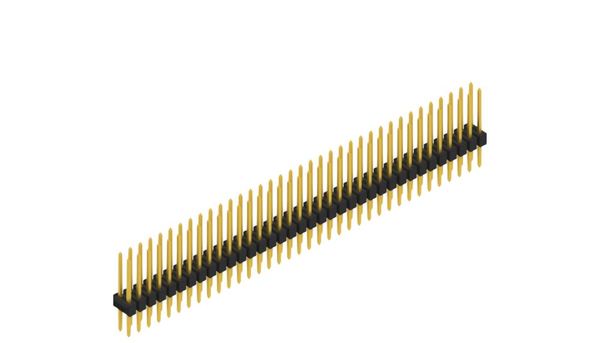 Fischer Elektronik SL Series Straight Through Hole PCB Connector, 72 Contact(s), 2.54 mm Pitch, 2 Row, Unshrouded