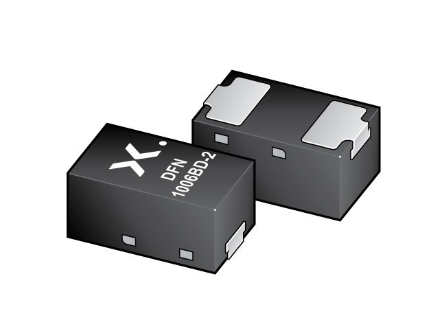 Nexperia, 56V Zener Diode 365 mW SMT DFN1006BD-2