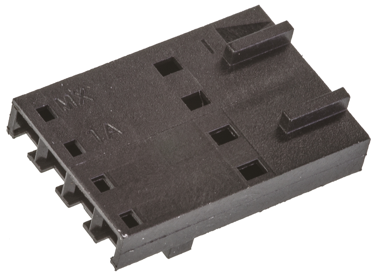 Molex, SL Female Connector Housing, 2.54mm Pitch, 4 Way, 1 Row