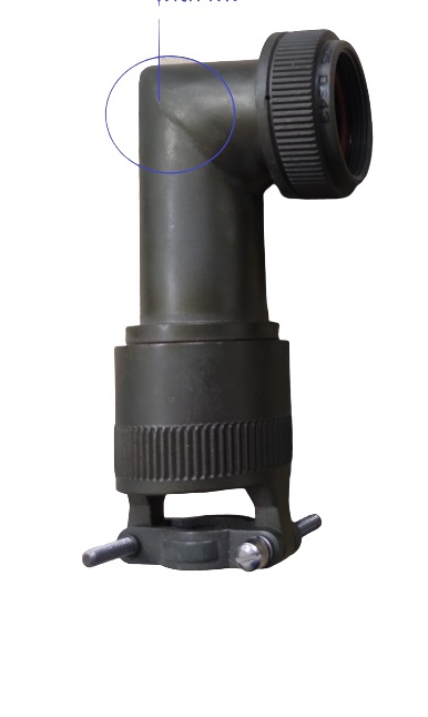 Amphenol LimitedSize 9mm Right Angle Circular Connector Backshell, For Use With Circular Connectors