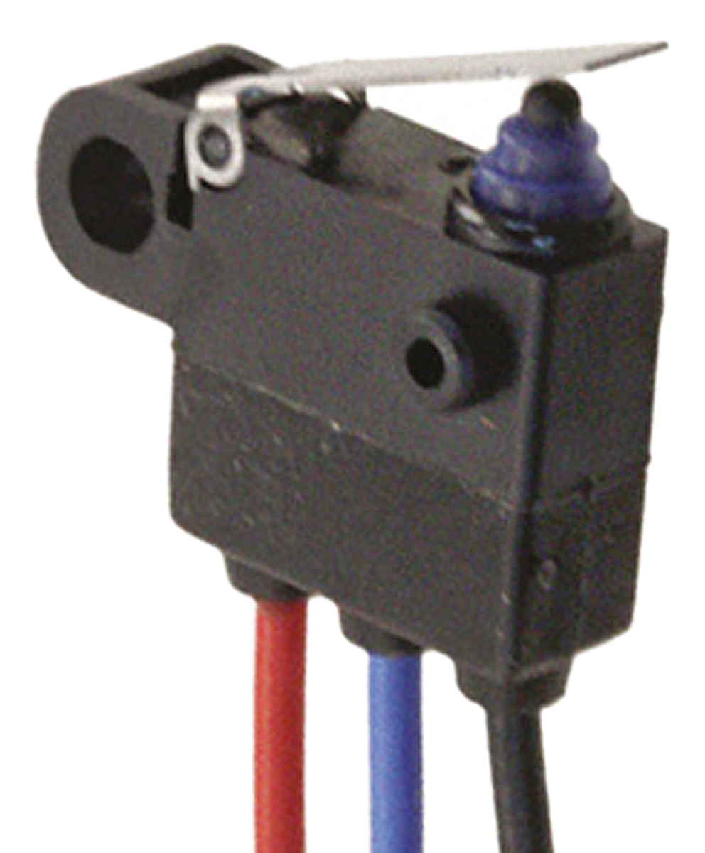 Omron Hinge Lever Micro Switch, Pre-wired Terminal, 2 A @ 12 V dc, SPST, IP67