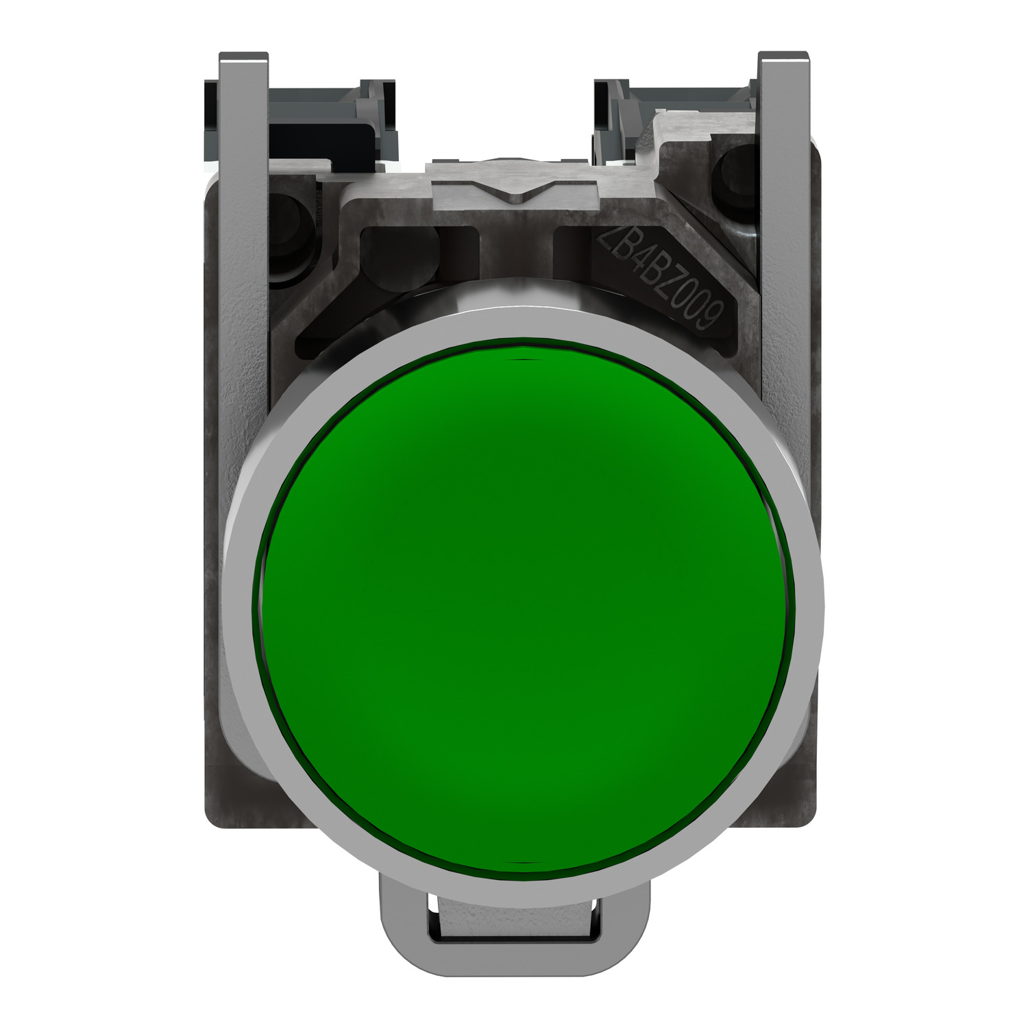 Schneider Electric XB4 Series Push Button, Spring Return, Panel Mount, 22mm Cutout, 1NO + 1NC, 600V, IP66, IP67, IP69,