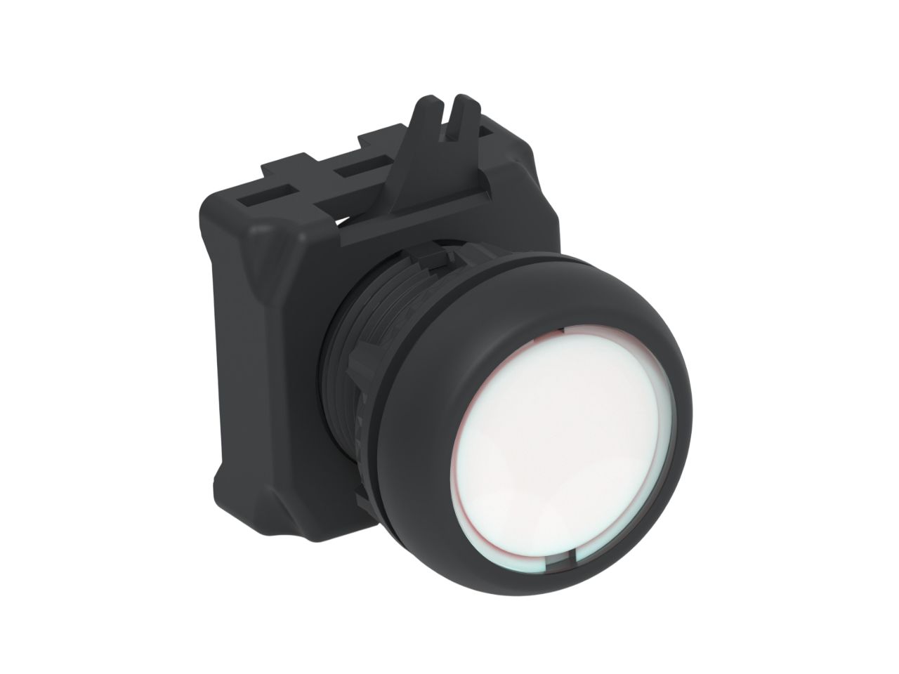 TE Connectivity ALCOSWITCH Series Illuminated Push Button Switch, Momentary, Panel Mount, 22.5mm Cutout, White LED, IP65