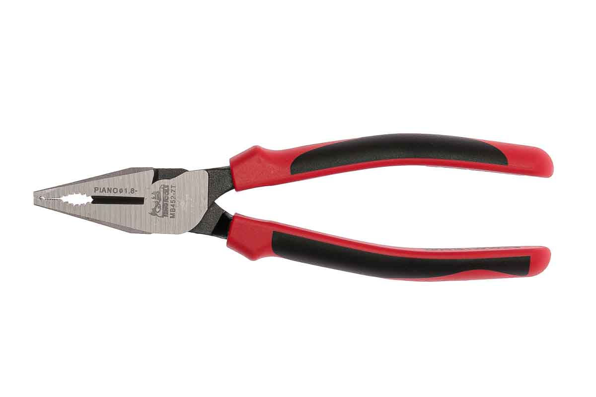Teng Tools Combination Pliers, 23 mm Overall, Straight Tip, 23mm Jaw