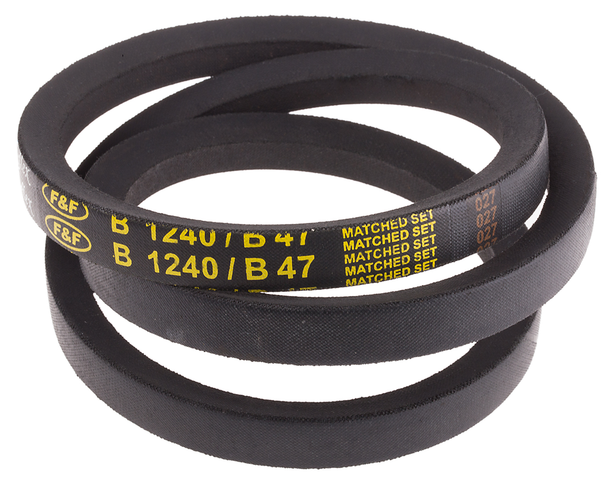 RS PRO Drive Belt, belt section B, 1200mm Length