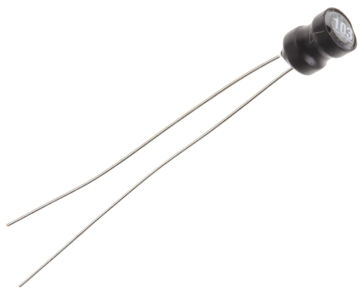 Murata 10 μH ±10% Radial Inductor, Max SRF:1kHz, 950mA Idc, 140mΩ Rdc, 1100R