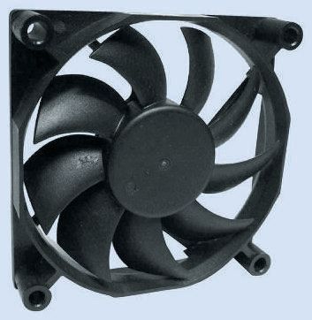 Micronel FMA Series Axial Fan, 24 V dc, DC Operation, 42.96m³/h, 1.92W, 80mA Max, 80 x 80 x 16mm