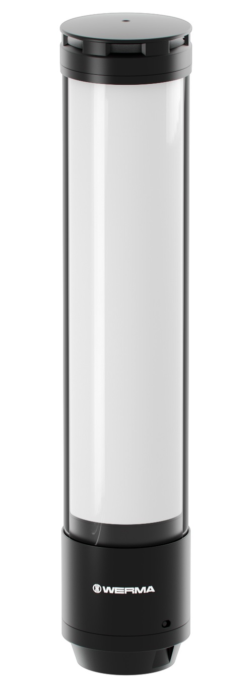 Werma eSIGN Series Multicolour Siren Signal Tower, 15 Lights, 24 V, Base Mount, Tube Mount