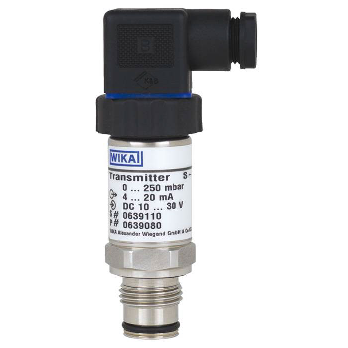 WIKA S-11 Series Pressure Sensor, 0bar Min, 0.4bar Max, Current Output