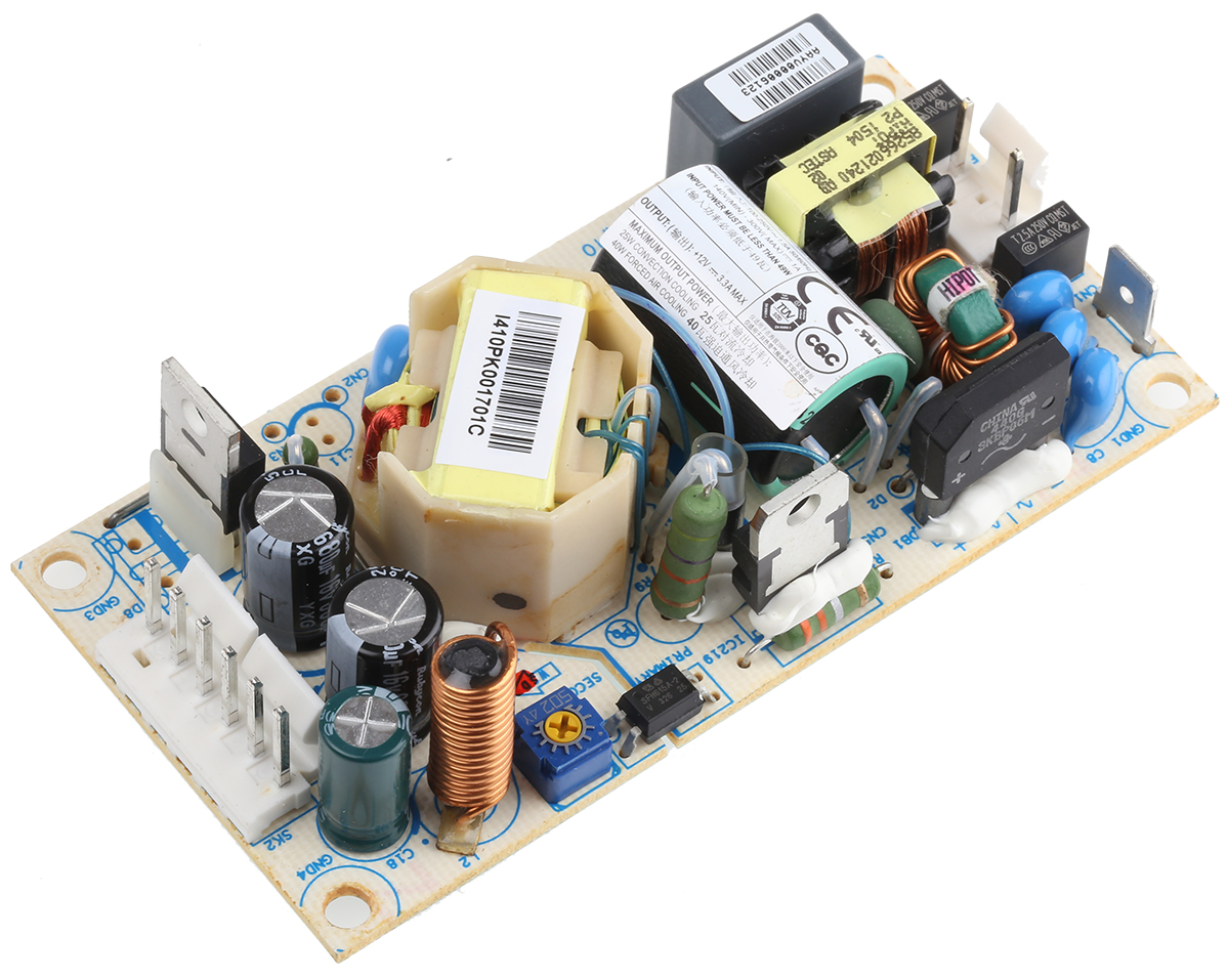 Artesyn Switching Power Supply, NPS23-M, 12V dc, 3.3A, 25W, 1 Output, 127 → 300 V dc, 90 → 264 V ac Input