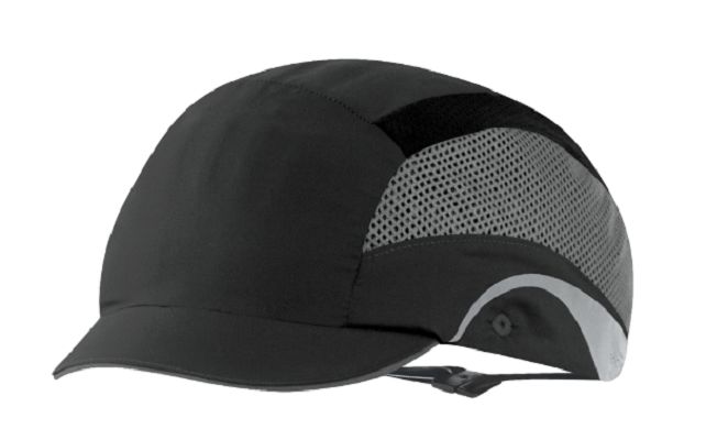 JSP Black Micro Bump Cap, HDPE Protective Material