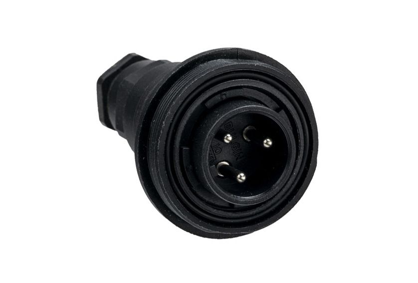 Bulgin Circular Connector, 3 Contacts, In-Line, Standard Connector, Plug, Male, IP68, IP69K, Standard Buccaneer Series