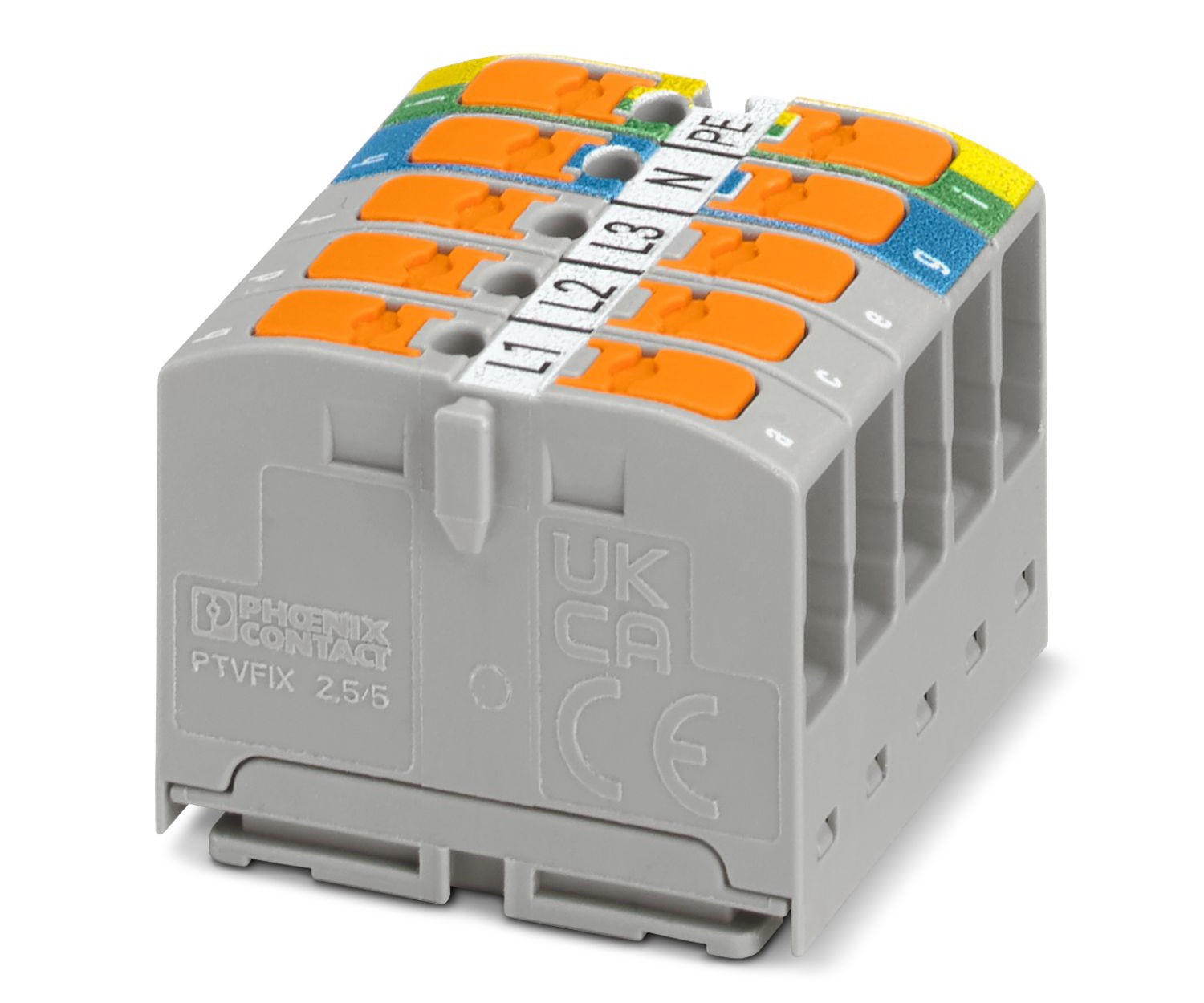 Phoenix Contact Distribution Block, 5 Way