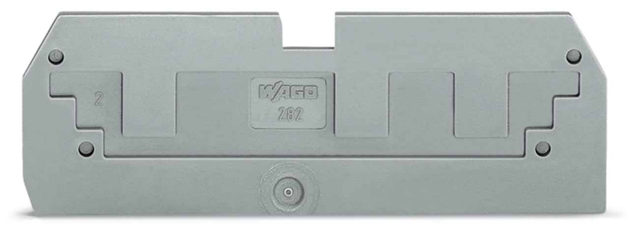 WAGO 282 Series Cover Plate for Use with 3- Conductor Terminal Blocks