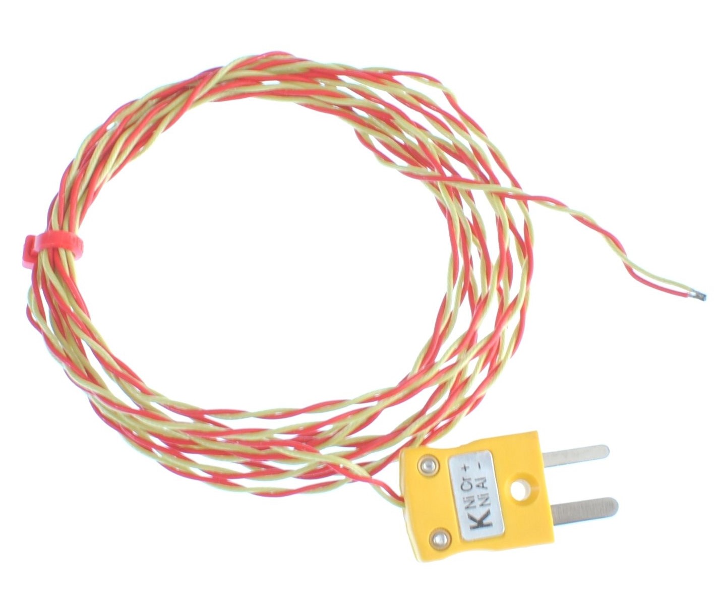 RS PRO Type K Exposed Junction Thermocouple 3m Length, 7/0.2mm Diameter, -75°C → +250°C