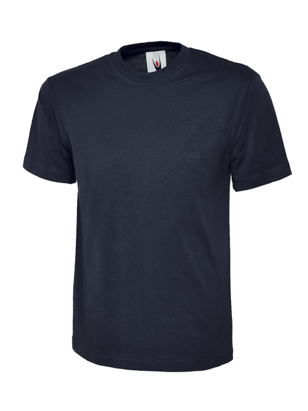 Uneek Navy 100% Cotton Short Sleeve T-Shirt, EUR- L