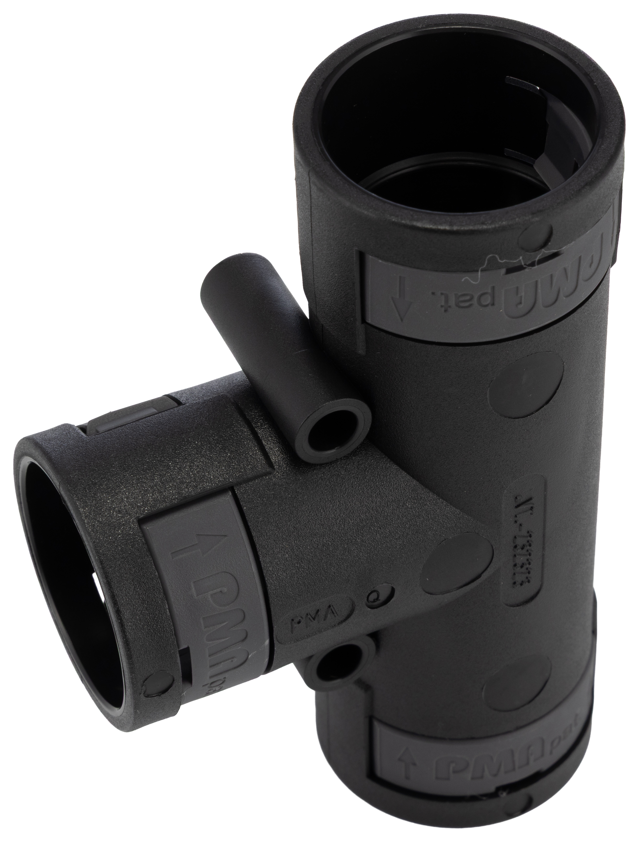PMA T Piece, Conduit Fitting, NW23 x 3 Nominal Size, PA 6, Black IP66 rating