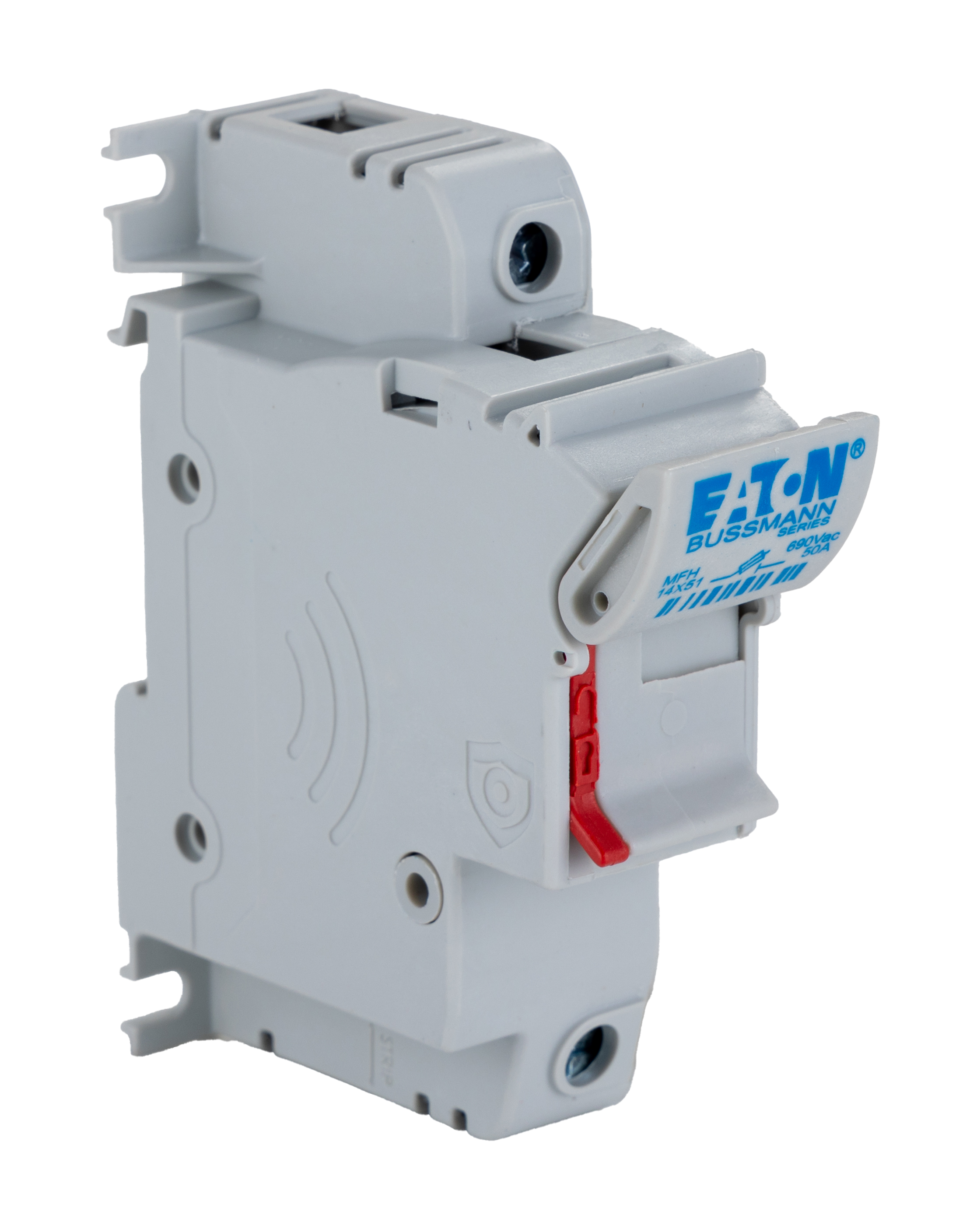 Eaton 50A Rail Mount Fuse Holder for 14 x 51mm Fuse, 1P, 690V ac