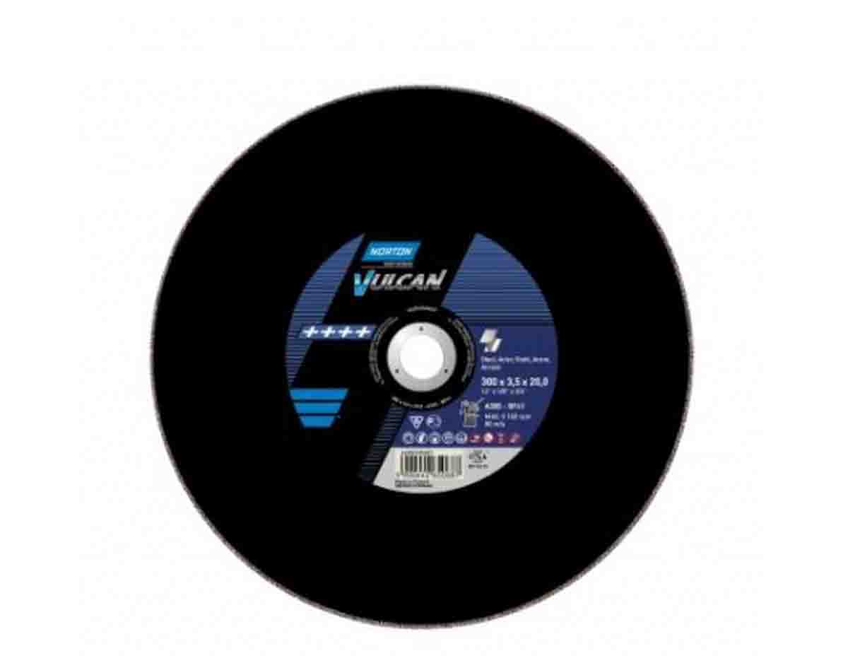Norton Vulcan Carbon Steel, 350mm x 3mm Thick, 1 in pack