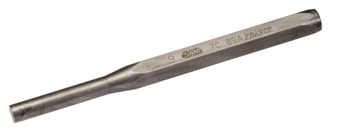 SAM 1-Piece Punch, Short Pin Punch, 12 mm Shank, 155 mm Overall