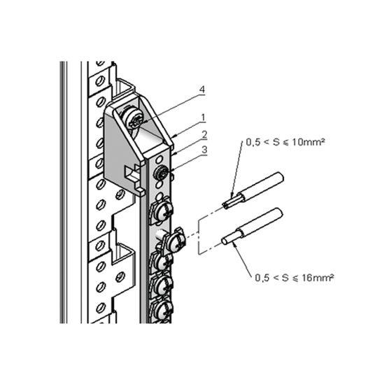 nVent SCHROFF Busbar, 200mm