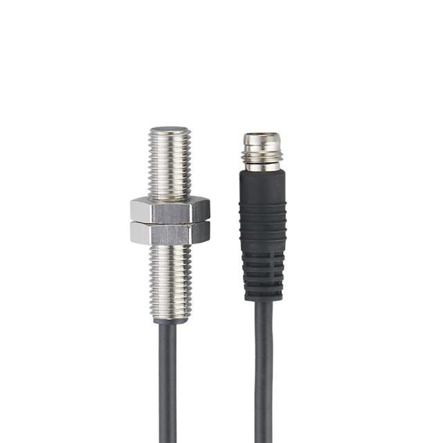 ifm electronic Inductive Threaded Barrel Proximity Sensor, M8, 3 mm Detection, PNP/NPN NO, 10 → 30 V dc
