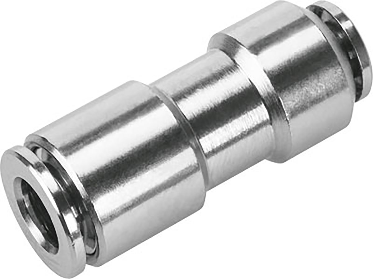 Festo NPQH Series Reducer Nipple, Push In 6 mm to Push In 4 mm, Tube-to-Tube Connection Style, 578329