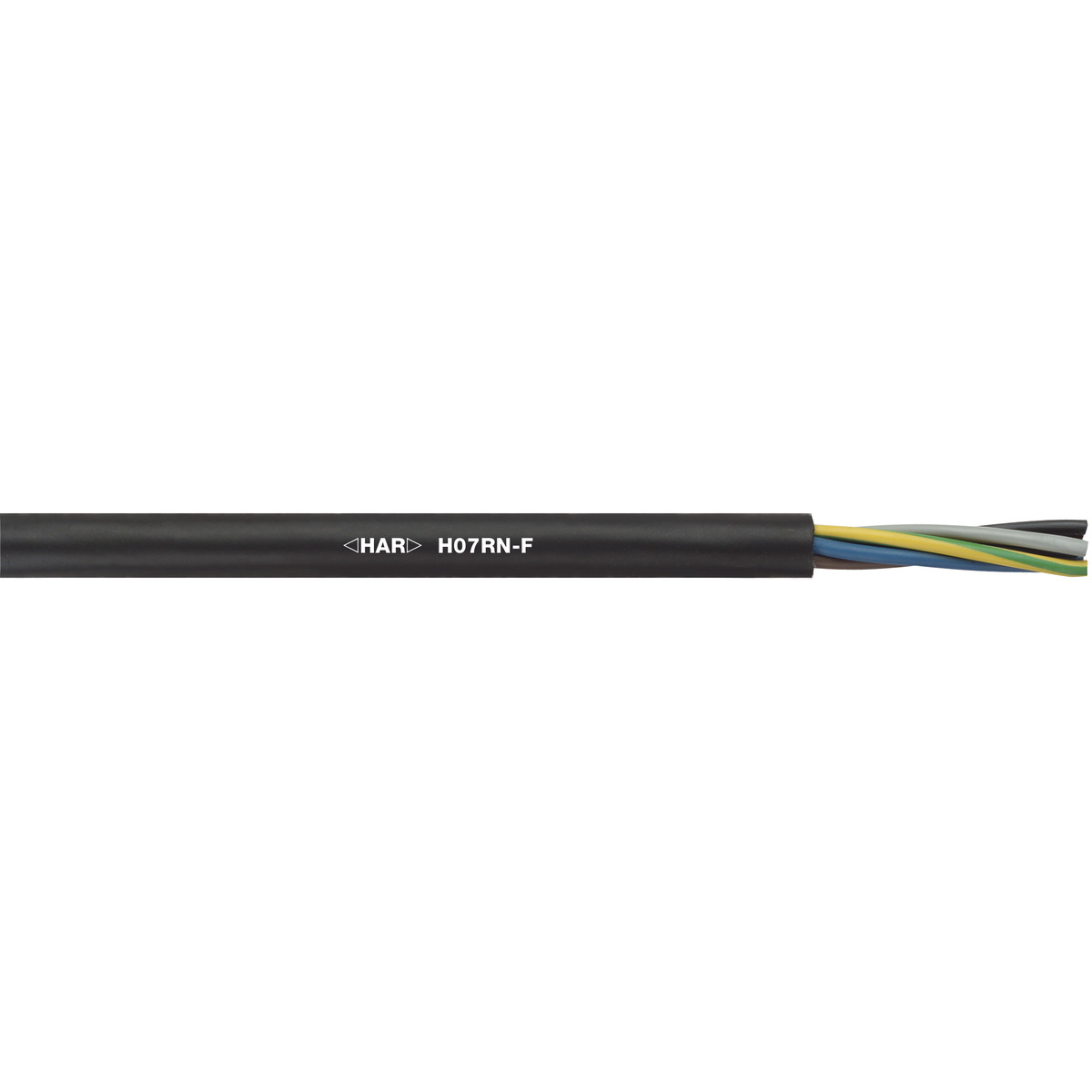 Lapp 16001 Control Cable, 7 Cores, 2.5 mm² CSA 14 AWG, Unscreened, 100 m, Black Rubber Sheath