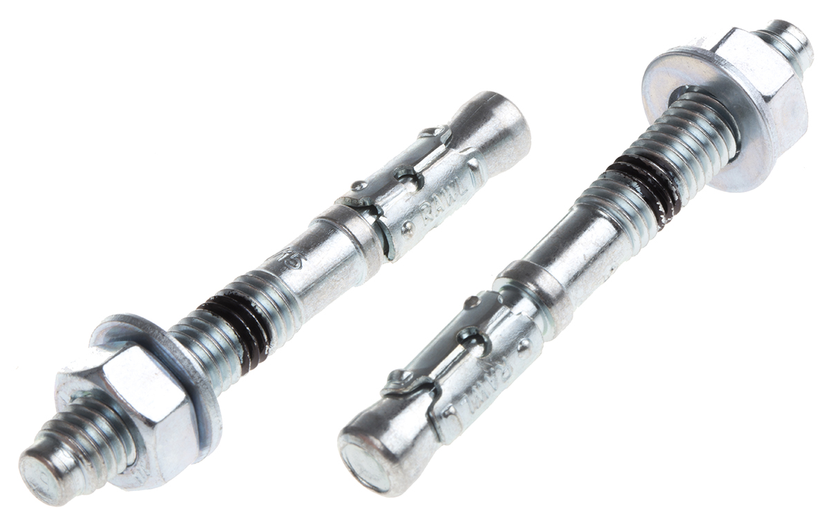 RawlPlug Steel Wall Plug 8mm x 65mm, 8mm Fixing Hole