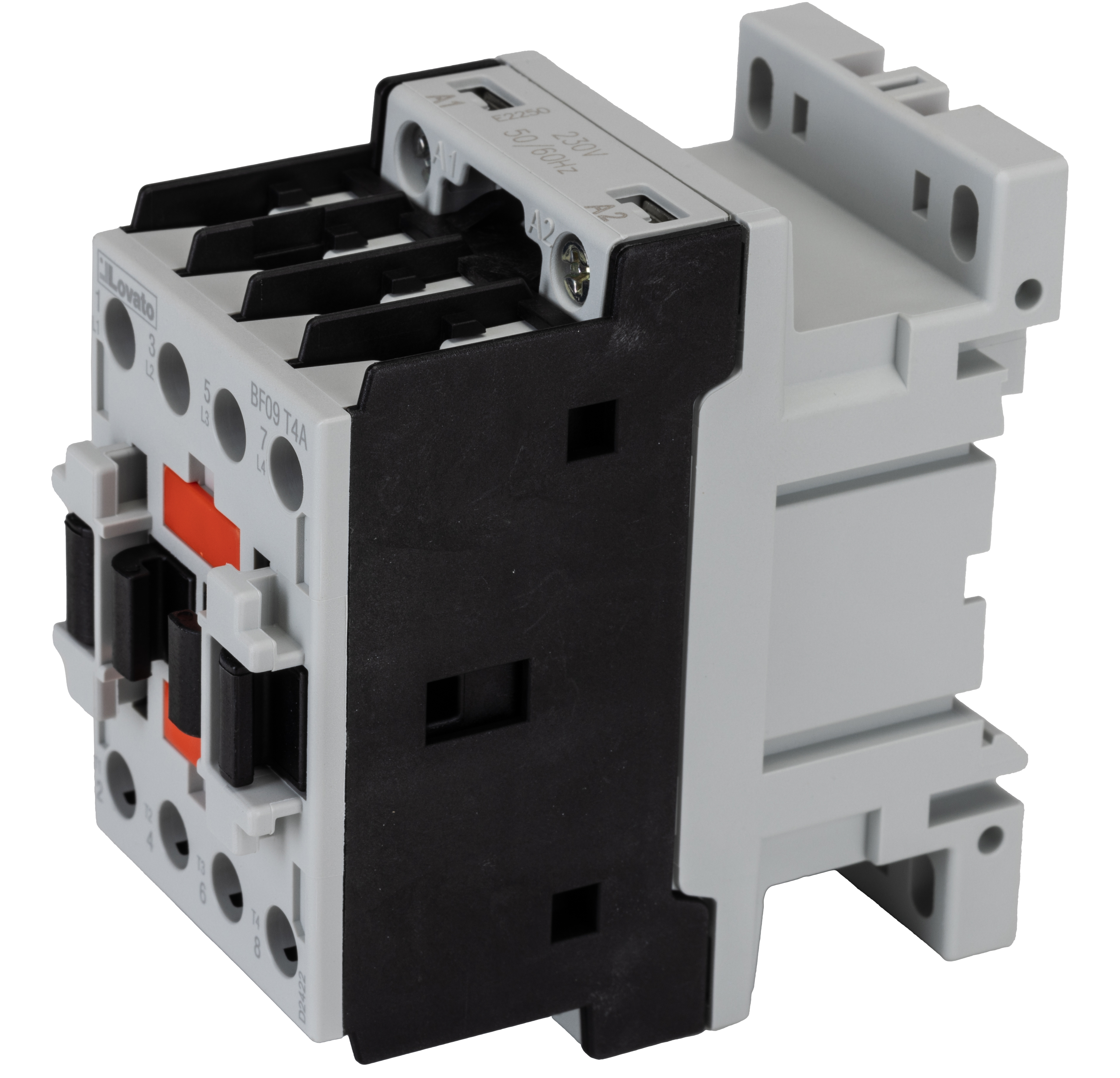 Lovato BF Contactor, 230 V ac Coil, 4-Pole, 25 A, 4 kW, 4NO, 660 V ac, 690 V ac