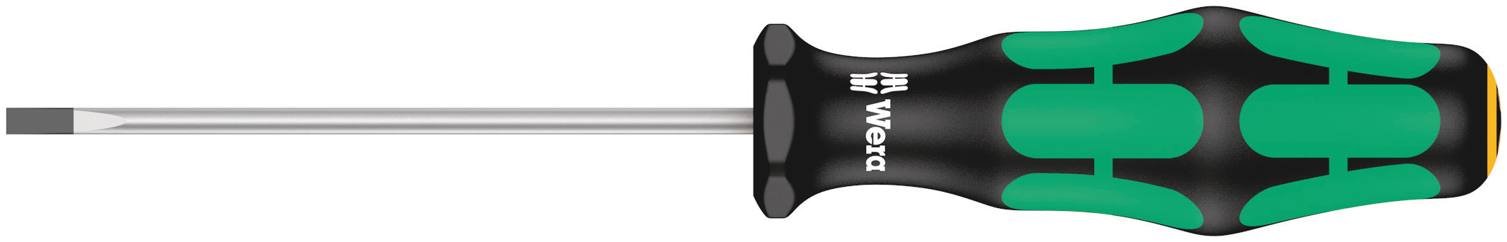 Wera Slotted  Screwdriver, 2.5 mm Tip, 75 mm Blade, 145 mm Overall