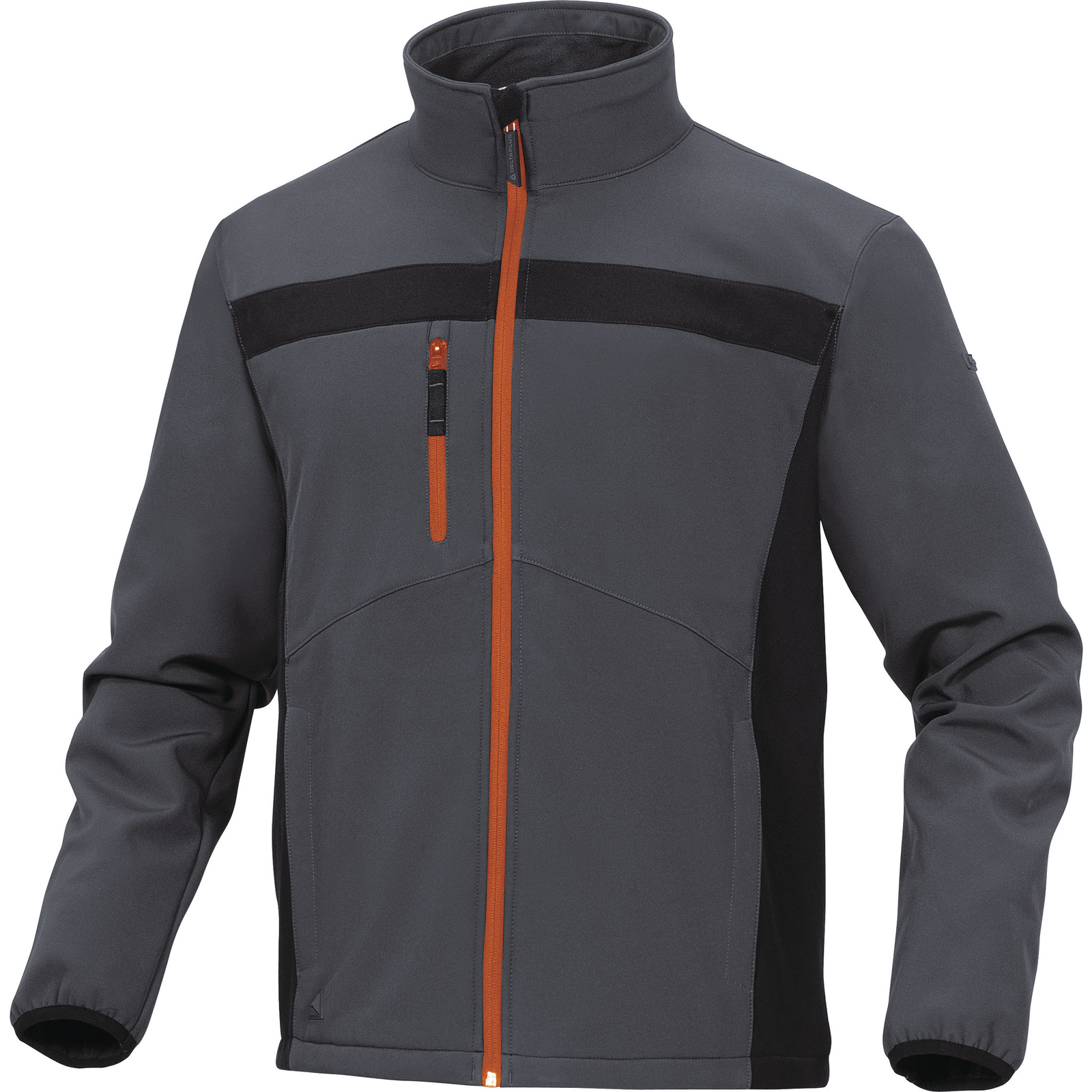 Delta Plus LULEA2 Black/Green/White/Yellow, Water Repellent Softshell Jacket, L