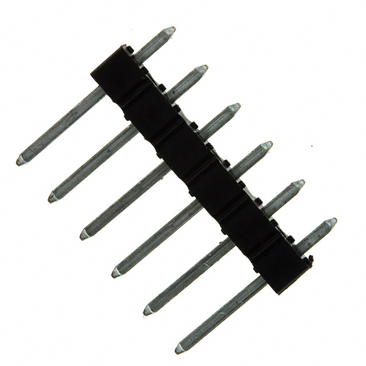 Amphenol Communications Solutions Bergstik Series Straight Through Hole Pin Header, 6 Contact(s), 2.54 mm Pitch, 1 Row,