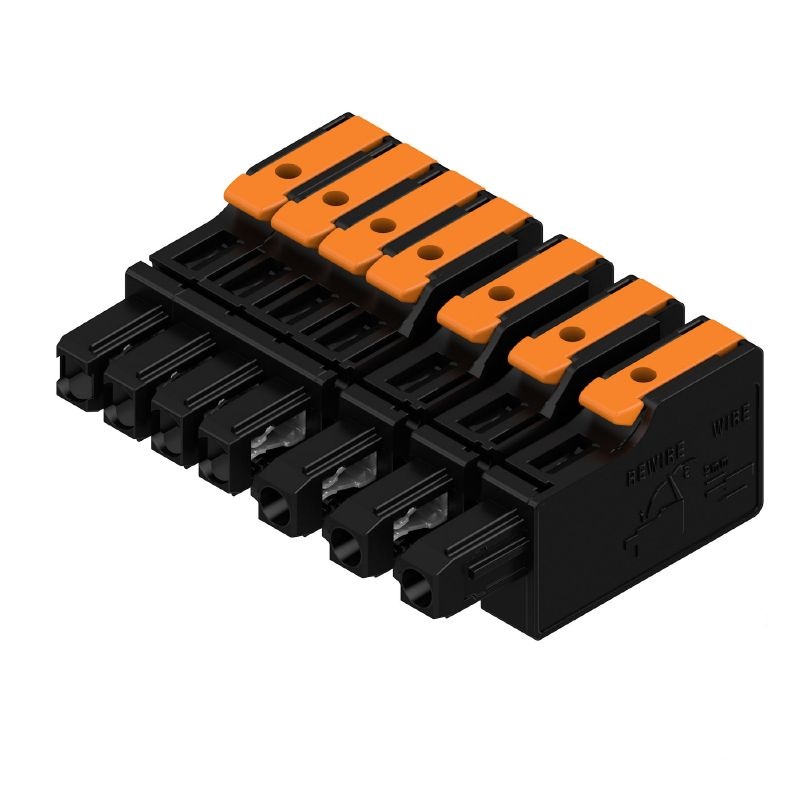 Weidmüller, 7.5mm Pitch, OMNIMATE 4.0, 7 Way, , Pluggable Terminal Block, Hybrid Header, PCB Mount, Snap In