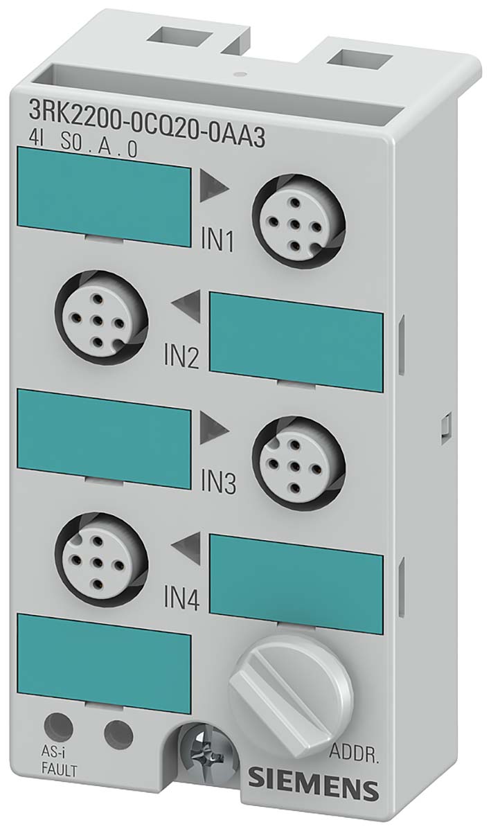 Siemens AS-I K45 Series Digital I/O Module for Use with Field Work, Voltage