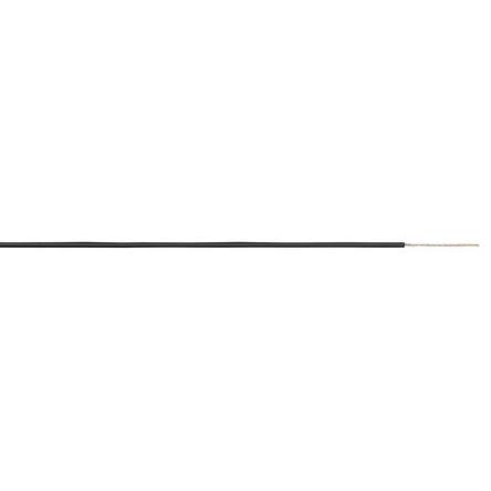 AXINDUS KZ Series Black 0.22 mm² Hook Up Wire, 24 AWG, 250m, PTFE Insulation, KZ0505N