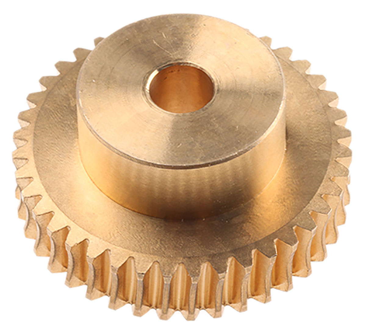 RS PRO Bronze 1 Module Worm Wheel Gear 40 Tooth26mm Hub Dia., 40mm Pitch Dia. 16.5mm Face