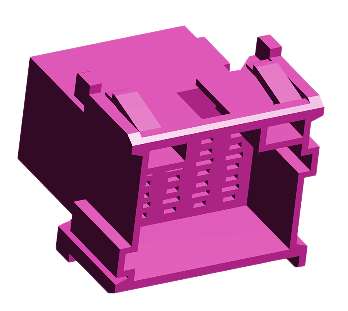 TE Connectivity, Timer Automotive Connector Plug Purple Plug-In 15 Way 1-967628-1