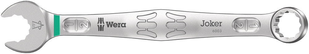 Wera Combination Spanner, 1/4in, Imperial, Double Ended, 105 mm Overall