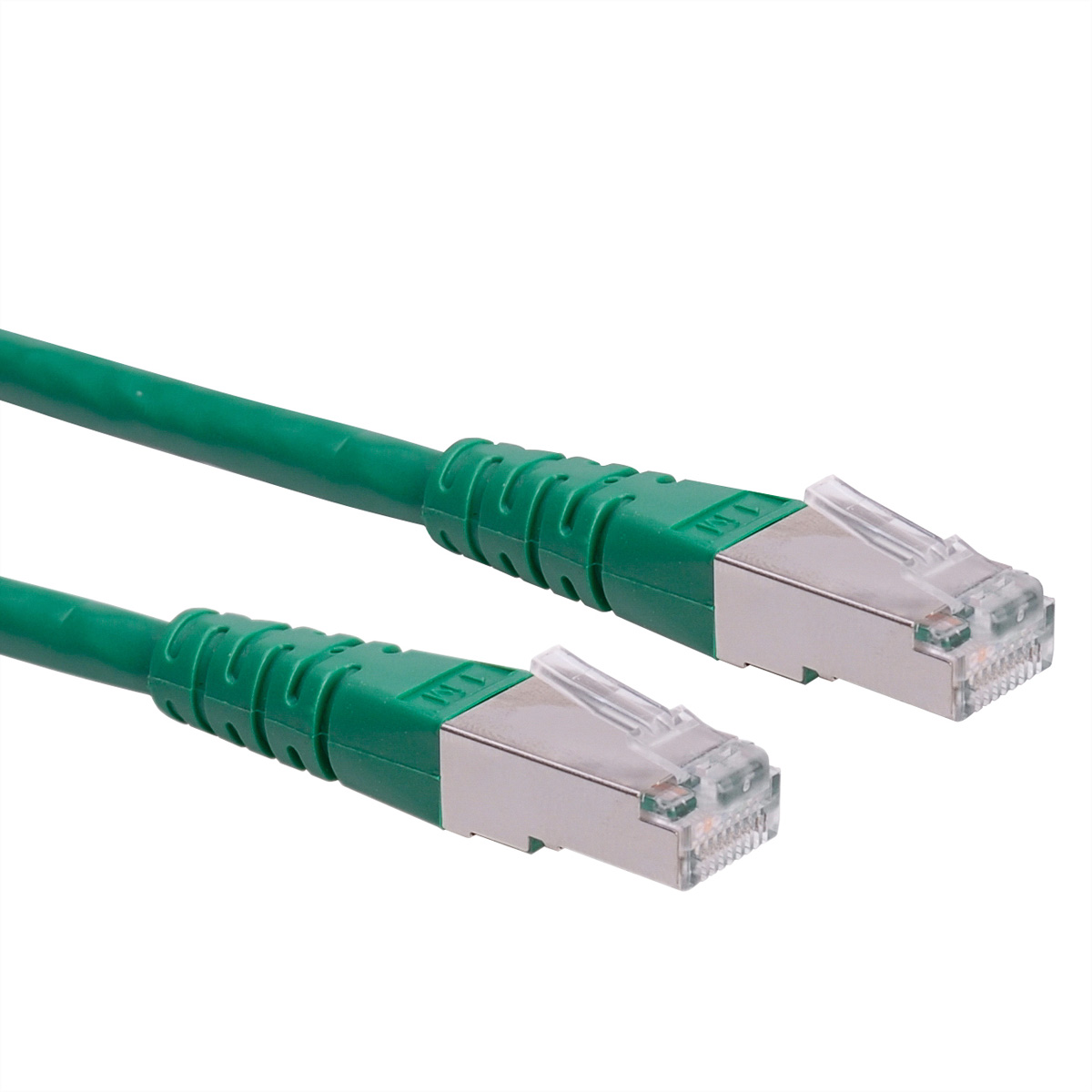 Roline, 3m Cat6, Green RJ45 to Male RJ45 Male, S/FTP, Terminated PVC Sheath