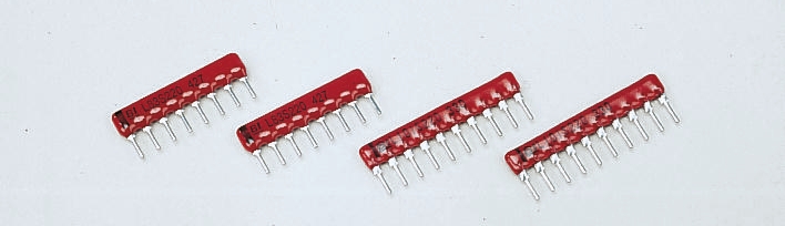 Caddock, 1776 1kΩ ±0.1% VOLT/D Resistor Array, 5 Resistors, SIP, Through Hole